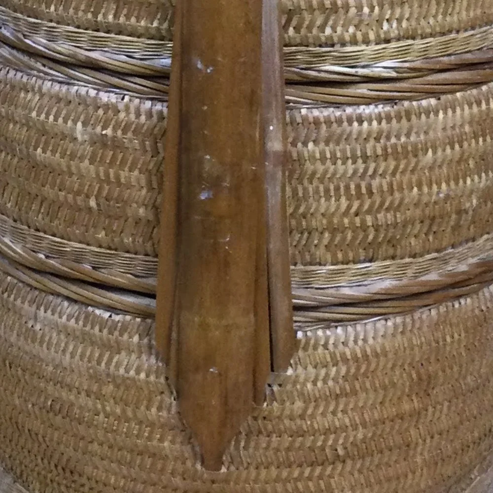 Vintage Chinese Rice Wedding Basket 3 Tier